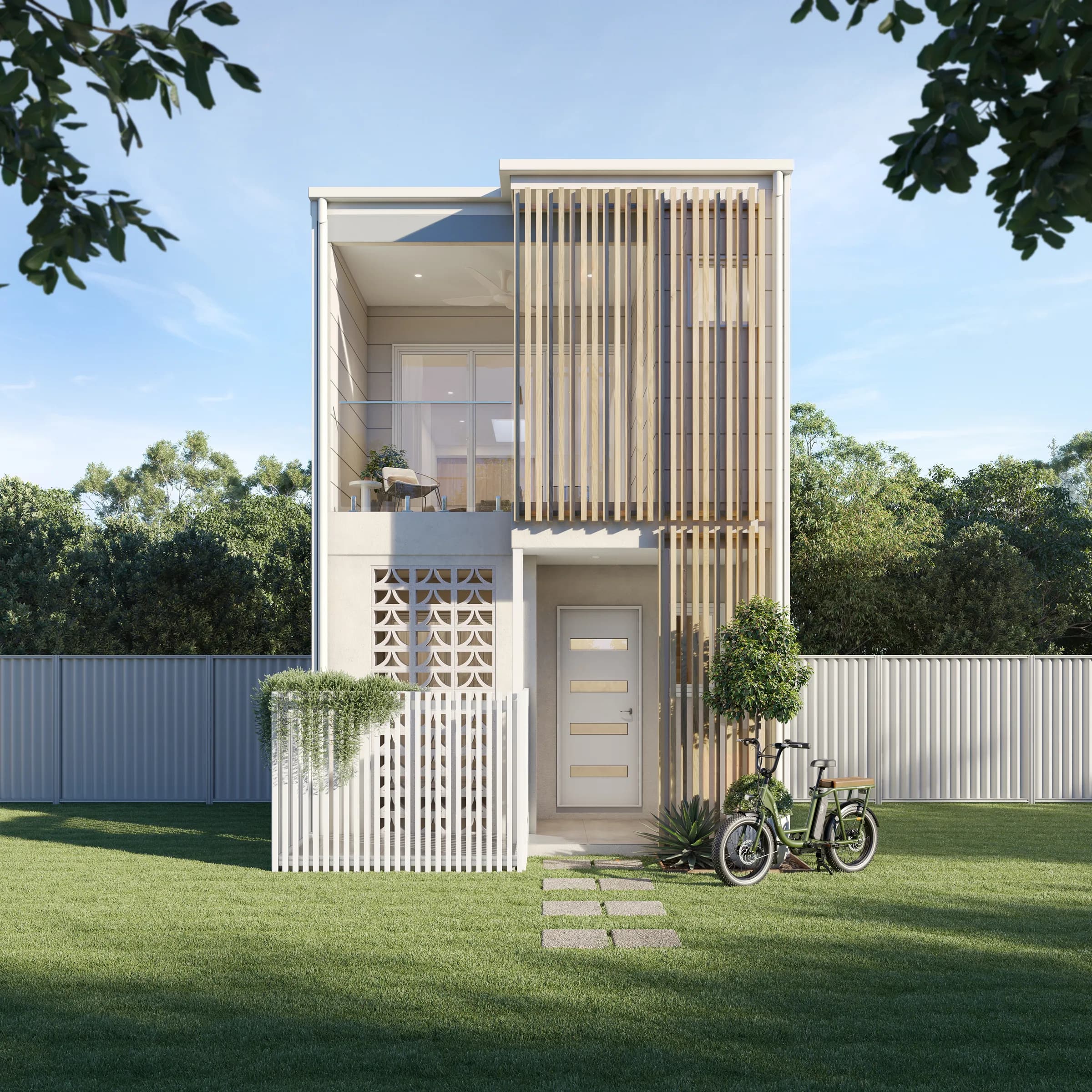 AUSMAR HOMES — TERRACE HOUSE — architectural visualisation