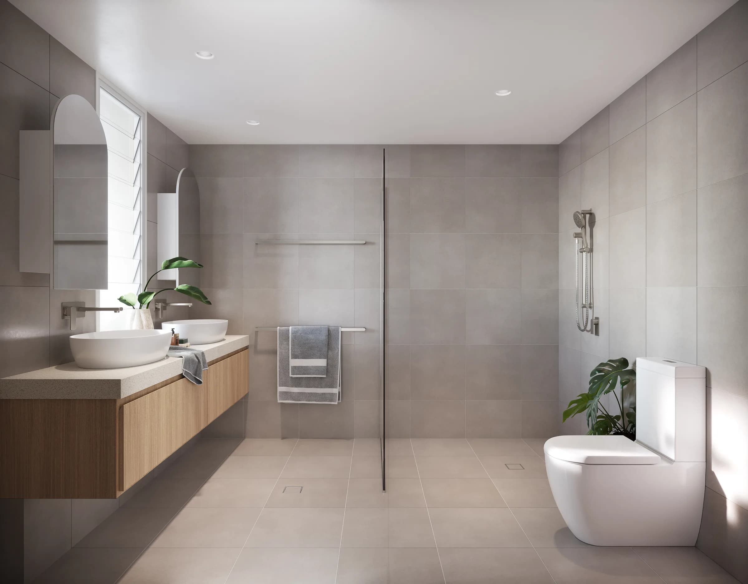 BEACH APT — ENSUITE — architectural visualisation