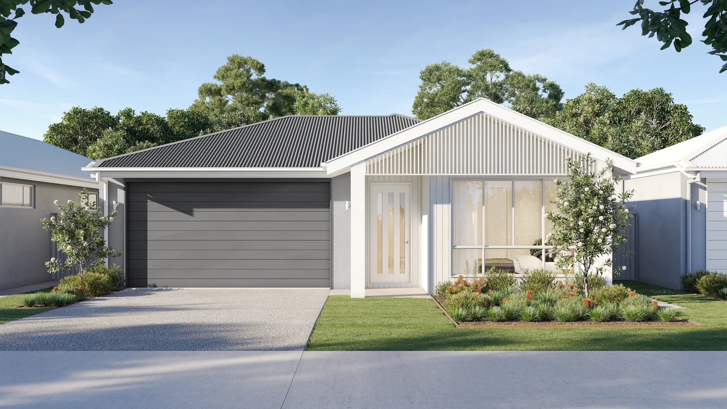 FACADE — KINGFISHER COASTAL - BASALT — architectural visualisation