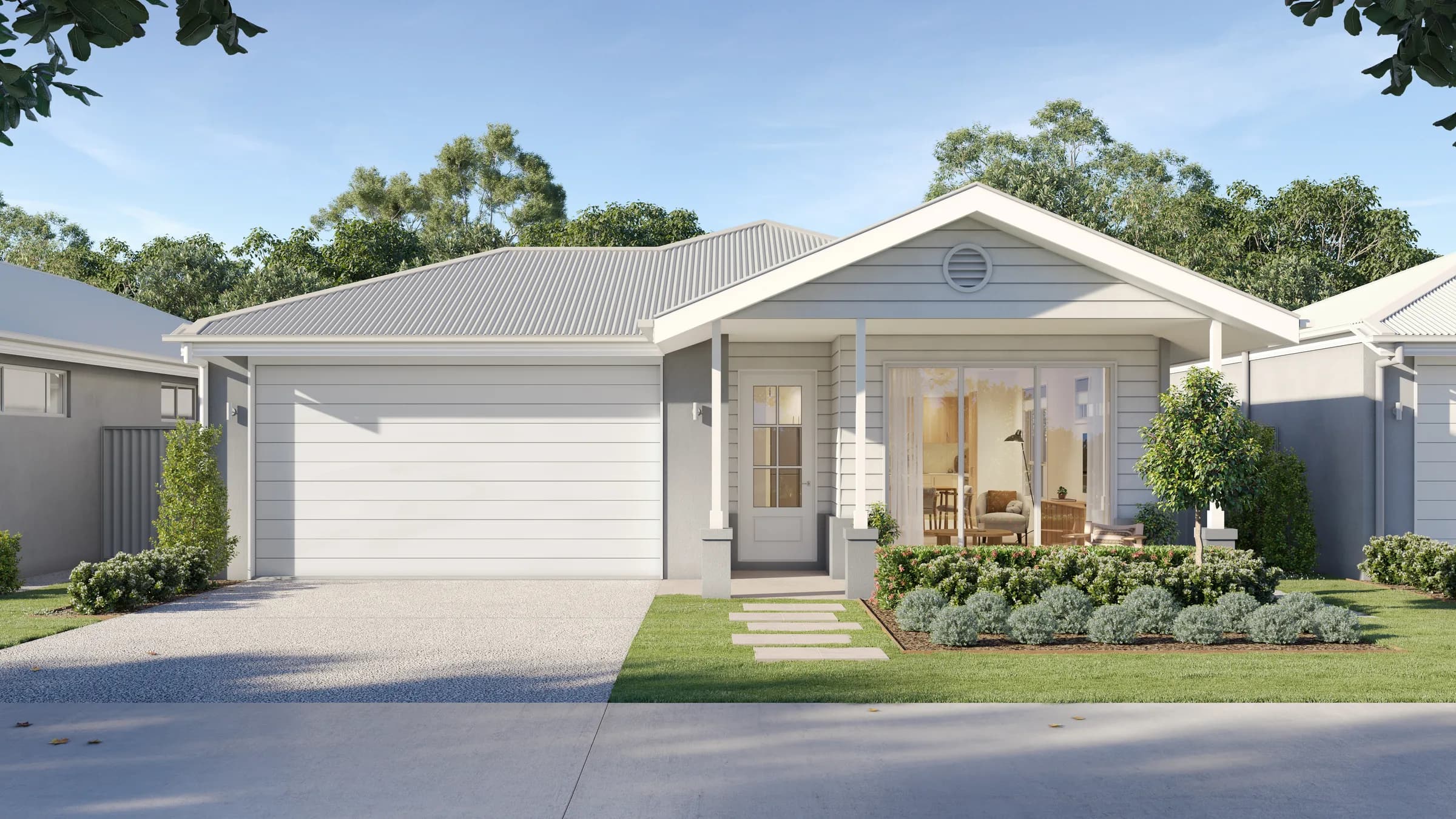 FACADE — LORIKEET HAMPTONS - SOUTHERLY — architectural visualisation