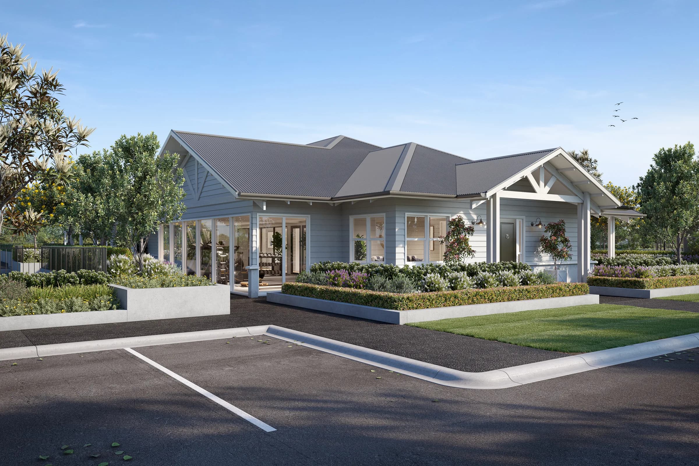 Good Life RV & Lifestyle Resort — clubhouse entry
