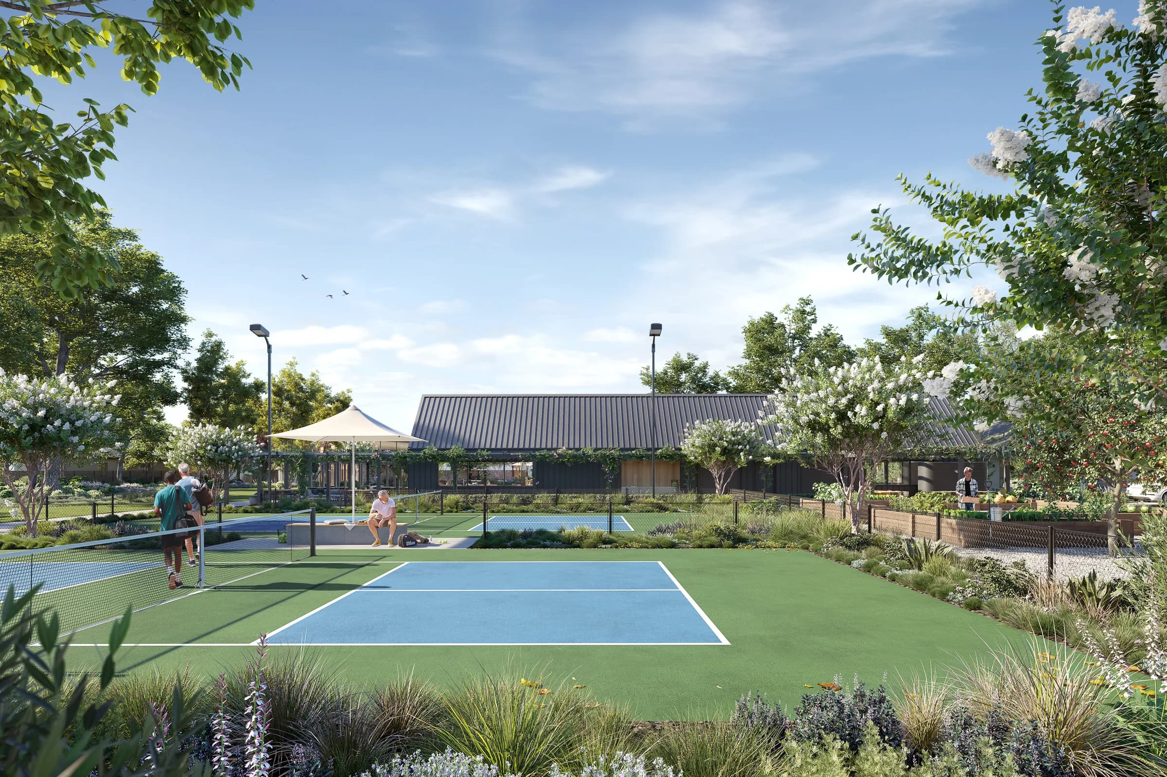 Halcyon Highlands — pickleball court